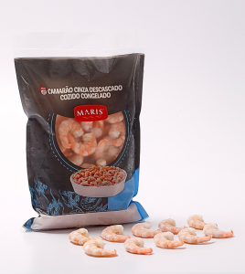 Camarão Cinza Descascado Cozido Congelado 91/110 800g