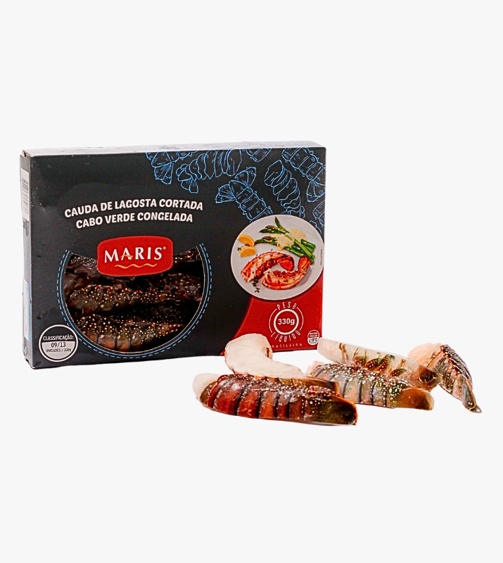 Cauda de Lagosta Cortada Cabo Verde Congelada